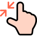 finger,multimedia option,hands,gestures,zoom out